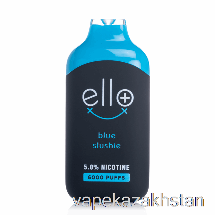 Vape Kazakhstan BLVK ELLO Plus 6000 Disposable Blue Slushie Ice